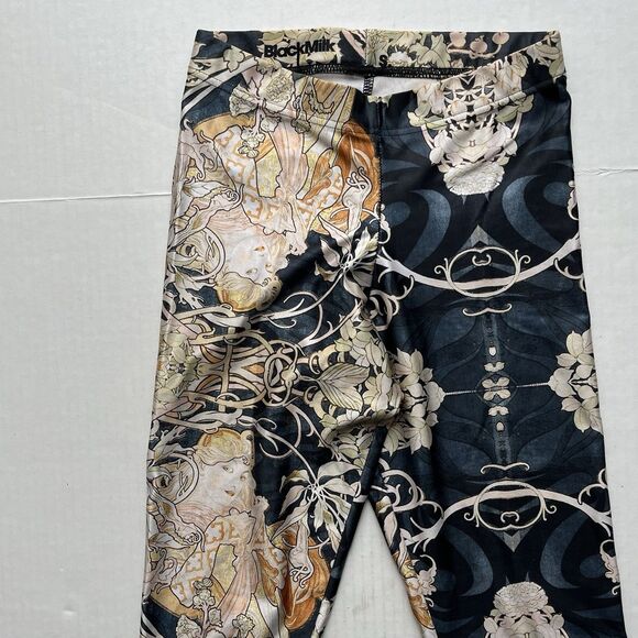 Black Milk Limited Alphonse Mucha Leggings Size Small Multicolor Print Leggings - Picture 5 of 12